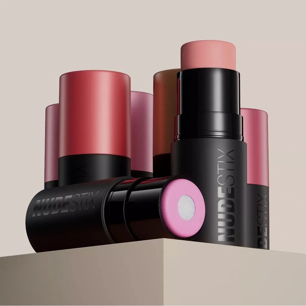 NUDESTIX Magenta Magic Nudies Matte + Glow Core All Over Face Blush Color